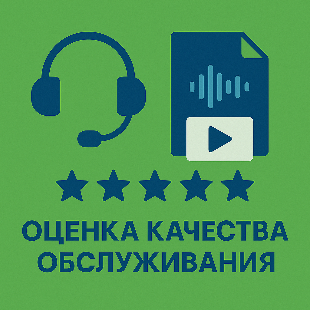 Оценка качества обслуживания с помощью записи разговоров 